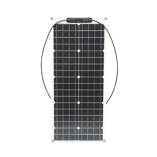 [AMAT6-113105] Panou solar 50W fotovoltaic monocristalin, flexibil, cablu si conectori MC4