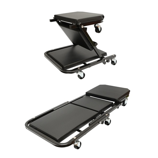 [AMAT6-113098] Scaun, pat cu role pentru atelier mecanic