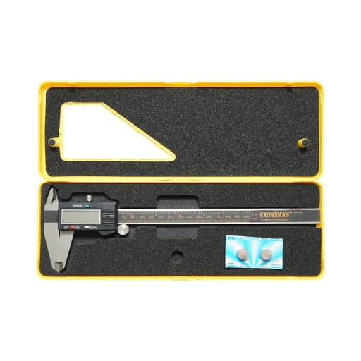 [AMAT6-113221] Subler digital profesional 200mm, scala dubla mm/inch, masuratoare interioara, exterioara, adancime Crownman