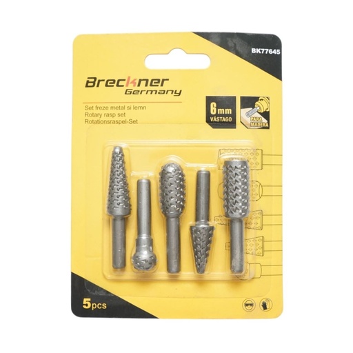 [AMAT6-113264] Set 5 freze 1/4 pentru lemn si metal