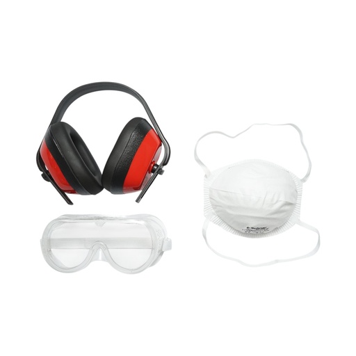 [AMAT6-113275] Set echipament de lucru masca praf, ochelari si casti