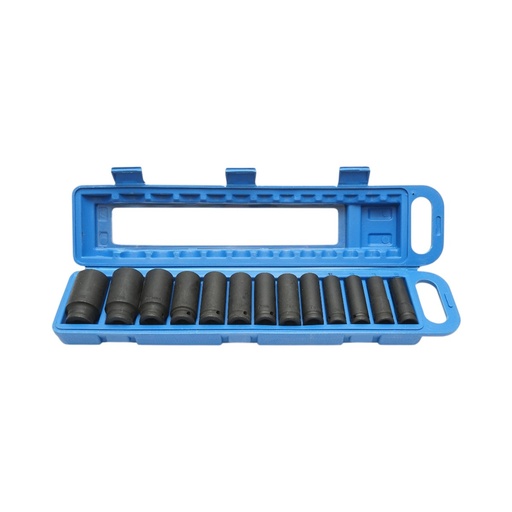[AMAT6-113359] Set 13 chei tubulare de impact lungi 10-32mm, patrat 1/2 inch Cr-Mo