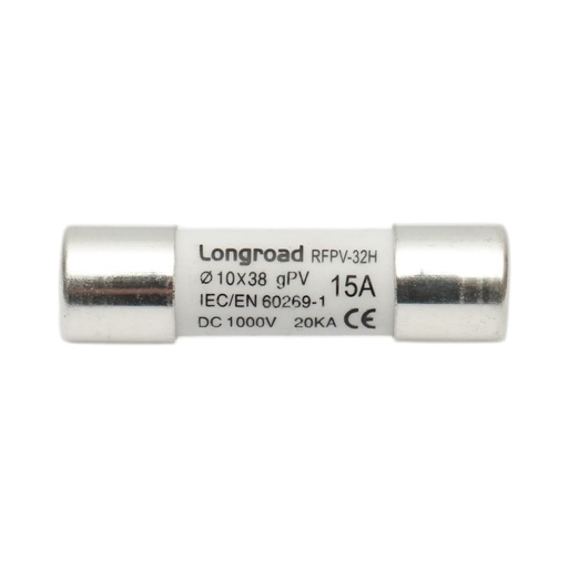 [AMAT6-113819] Siguranta fuzibila cilindrica RFPV-32H pentru sisteme solare gPV, 15A, 1000VDC Longroad