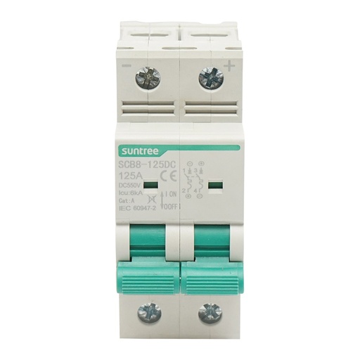 [AMAT6-113845] Separator, intrerupator de suprasarcina automat 2P, 125A, 550VDC Suntree