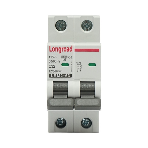 [AMAT6-113849] Siguranta automata intrerupator MCB 2P 32A 415VAC Longroad