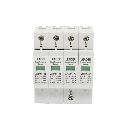 [AMAT6-113869] Descarcator la supratensiune cu semnalizare pentru sisteme fotovoltaice LA-SPD-4P-40kA-385V Leader