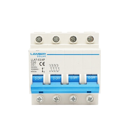[AMAT6-113878] Siguranta automata tip intrerupator 4P-20A-415VAC Leader