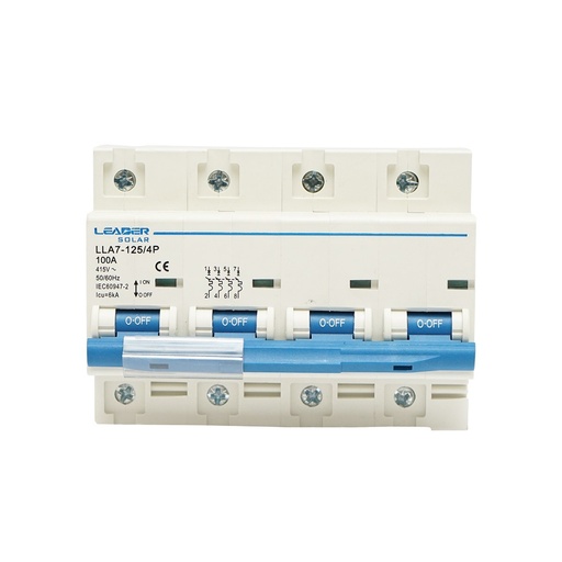 [AMAT6-113884] Siguranta automata tip intrerupator 4P-100A-415VAC Leader