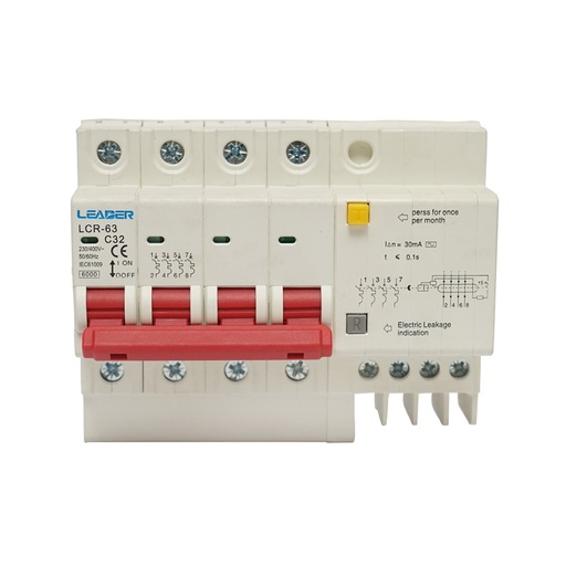 [AMAT6-113887] Siguranta diferentiala 4P, 32A, 30mA Leader