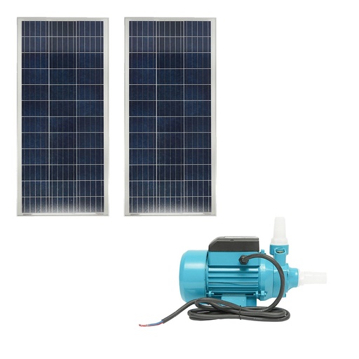 [AMAT6-114217] Pompa apa de suprafata 12V, 180W, 1.5m3/h cu panou solar fotovoltaic 2x100W