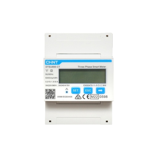 [AMAT6-114231] Smart Meter Solax DTSU666-CT cu transformator de curent Split Core 3x200A/5A pentru invertor trifazic Chint