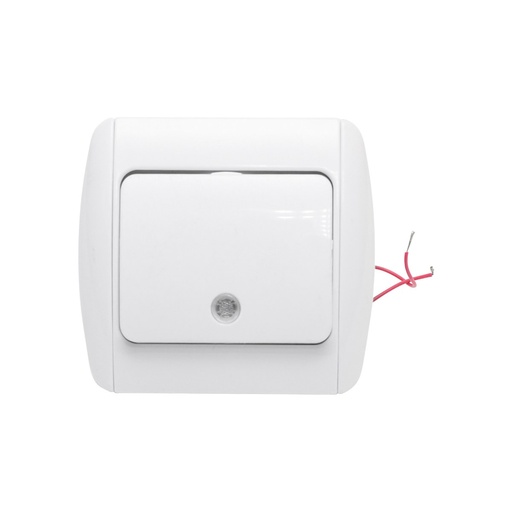 [AMAT6-114452] Intrerupator alb simplu ST MAKEL 220V - 250V, 10A incastrat, ceramica, cu indicator