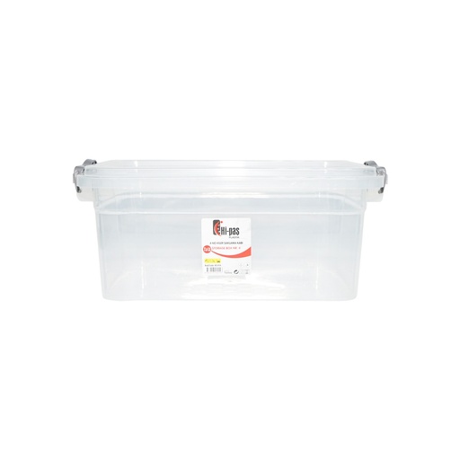 [AMAT6-114537] Cutie depozitare 7.5L cu capac din plastic, transparenta 220x340x140mm