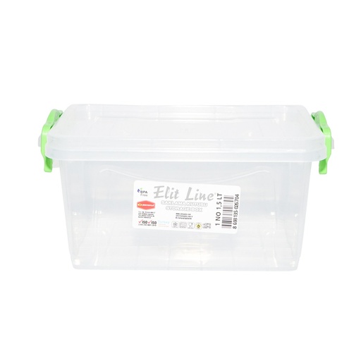 [AMAT6-114542] Cutie depozitare 1.5L cu capac din plastic, transparenta 210x140x100mm