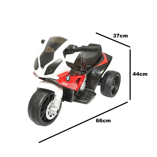 [AMAT6-114556] Motocicleta electrica pentru copii rosie JT5188 cu baterie 6V/4Ah, BMW S1000R
