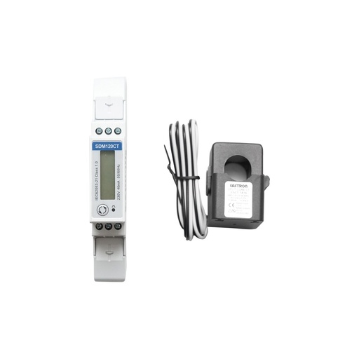 [AMAT6-114575] Kit smart meter Deye 220V, 40A, monofazic cu siguranta digitala split core SDM120CT