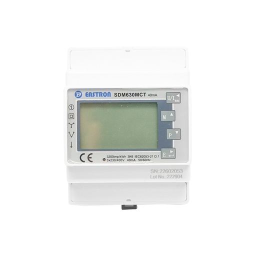 [AMAT6-114576] Kit smart meter Deye 380V, 120A, 40mA trifazic cu siguranta digitala split core SDM630MCT