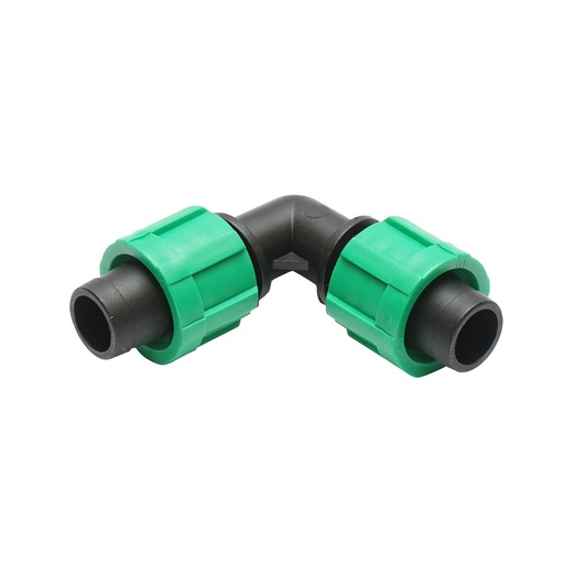 [AMAT6-115015] Cot conector 90 grade pentru tub, furtun de irigare 17x17mm