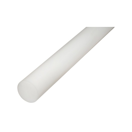 [AMAT6-115073] Bara poliamida, polioximetilena-poliacetal POM alba 1000x40mm 1.91 KG