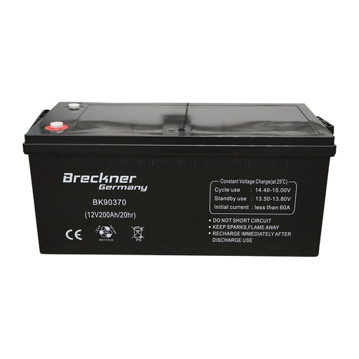 [AMAT6-115107] Baterie 200Ah sistem solar fotovoltaic 12V 20HR, 532x250x257mm