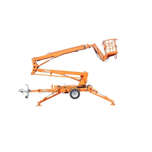 [AMAT6-115145] Platforma/nacela pentru lucru la inaltime tip remorca 16m, 200Kg cu telecomanda motor benzina THOR
