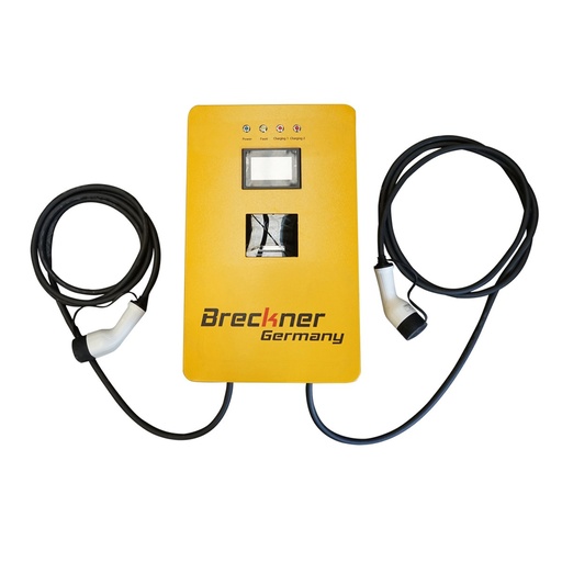 [AMAT6-115289] Statie de incarcare 380V, Type 2, 5M, AC 22KW cu 2 conectori, montaj pe perete