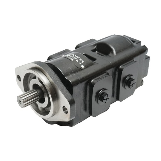 [AMAT6-115322] Pompa hidraulica tripla cu supapa 37/33CC pentru incarcator, manitou JCB cod OEM 332/F9031, 20/925581, 333/G5391, 7049532007