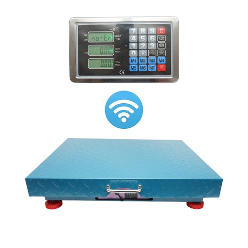 [AMAT6-115371] Cantar electronic de podea 700kg fara fir cu display WiFi, platforma 50x60cm