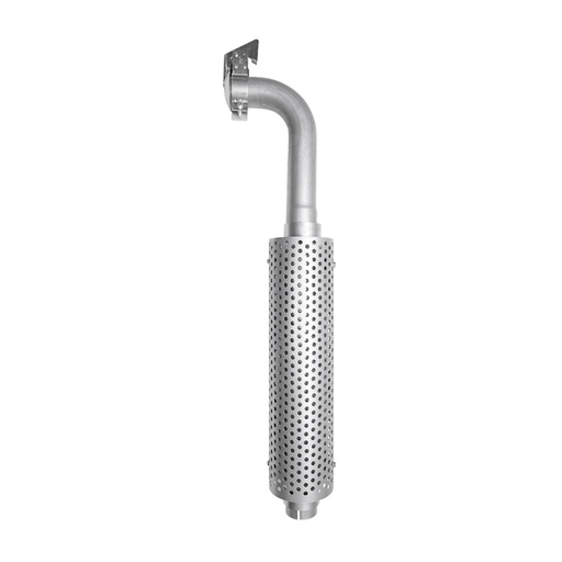 [AMAT6-115470] Toba esapament din inox pentru Tractor Forestier patrata, MAN 4-6 pistoane cu filtru amortizare HQ