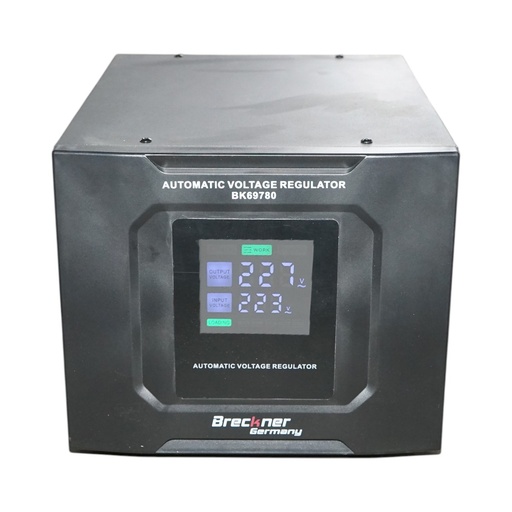 [AMAT6-115781] Stabilizator automat de tensiune 10KVA, 8000W, 140-250VAC cu releu monofazat, bypass, conexiune borne, afisaj LCD