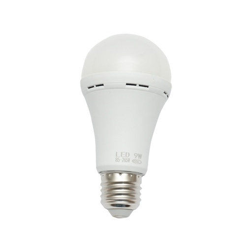 [AMAT6-116017] Bec LED 9W, 220V, E27, 6500K lumina rece, emergenta cu sistem de avarie si baterie reincarcabila 1200mah