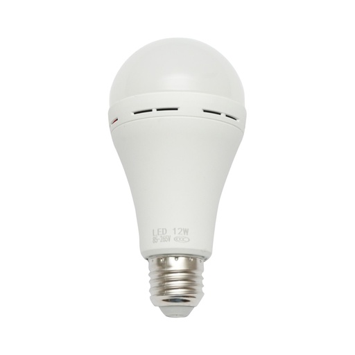 [AMAT6-116018] Bec LED 12W, 220V, E27, lumina rece 6500K, emergenta cu sistem de avarie si baterie reincarcabila 1200mah