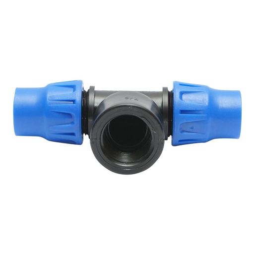 [AMAT6-116476] Teu compresiune D20mmx3/4 toll, PN10 cu filet interior pentru sisteme de irigatii