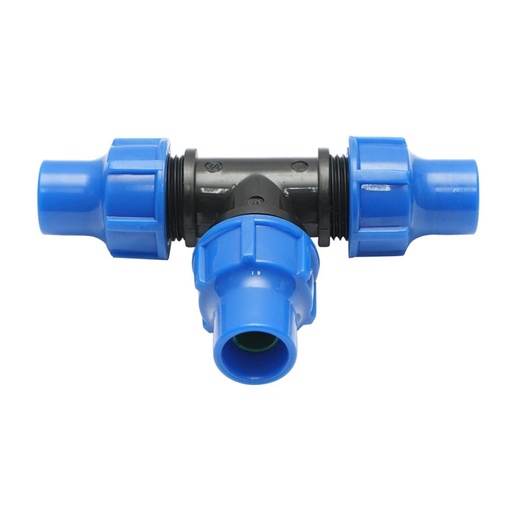 [AMAT6-116479] Teu egal compresiune 3/4x3/4x3/4 tol, PN10 pentru sisteme de irigatii