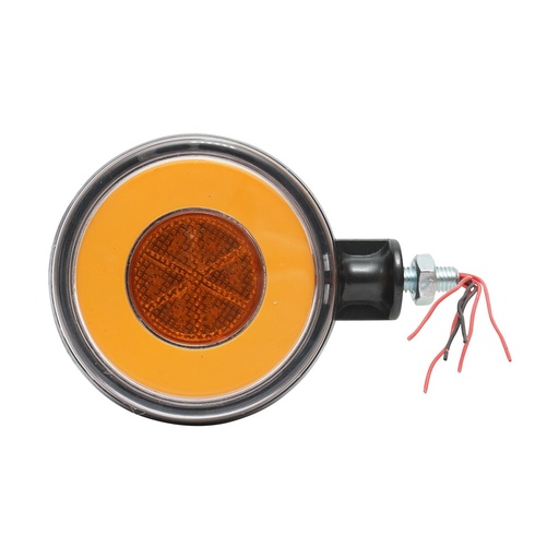 [AMAT6-116535] Lampa gabarit LED 12/24V pentru oglinda camion rosu/galben FR0332RY