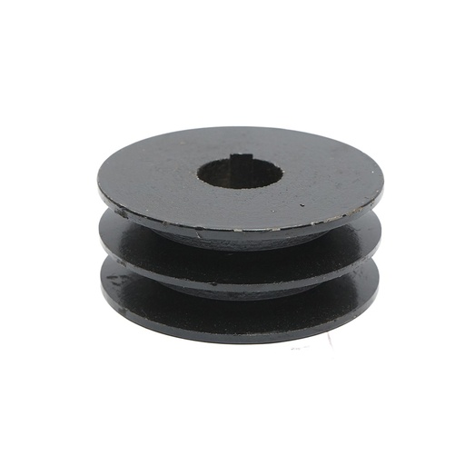 [AMAT6-116543] Fulie 2 caneluri pentru motor ax cu pana 25mm, motor 13 CP