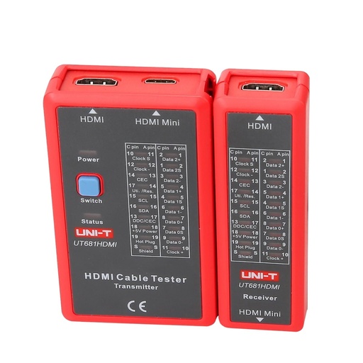 [AMAT6-116720] Tester pentru cablu HDMI, UT681HDMI UNI-T