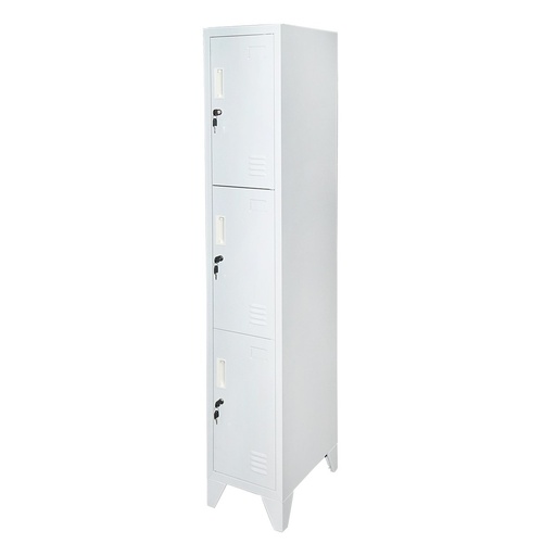 [AMAT6-116746] Vestiar, dulap metalic cu 3 usi securizate 1700x300x450mm