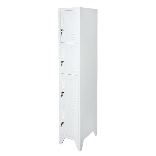[AMAT6-116747] Vestiar, dulap metalic cu 4 usi securizate 1700x300x450mm