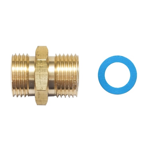 [AMAT6-116765] Adaptor teava flexibila, gofrata din inox cu garnitura DN12-1/2
