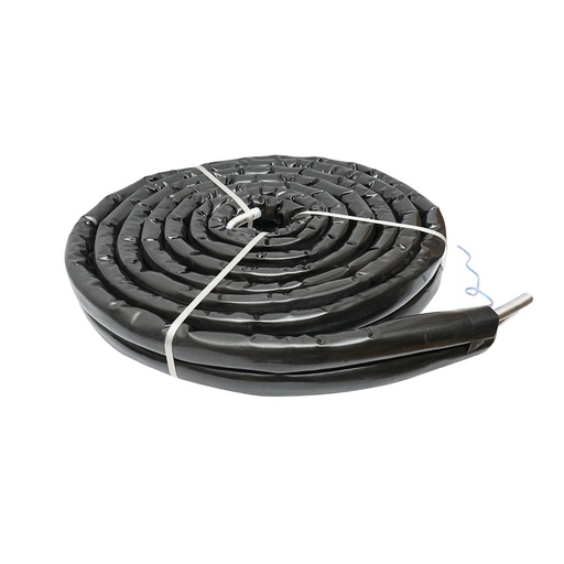[AMAT6-116780] Teava 10m dubla din inox DN16-3/4 gofrata, flexibila, izolat cu cablu pentru sonda temperatura pentru instalatii solare rezidentiale