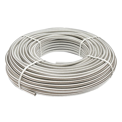[AMAT6-116782] Rola 100m teava inox flexibila, gofrata DN12 pentru instalatii solare rezidentiale