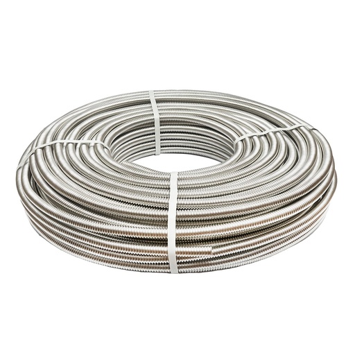 [AMAT6-116784] Rola 100m teava inox flexibila, gofrata DN16 pentru instalatii solare rezidentiale