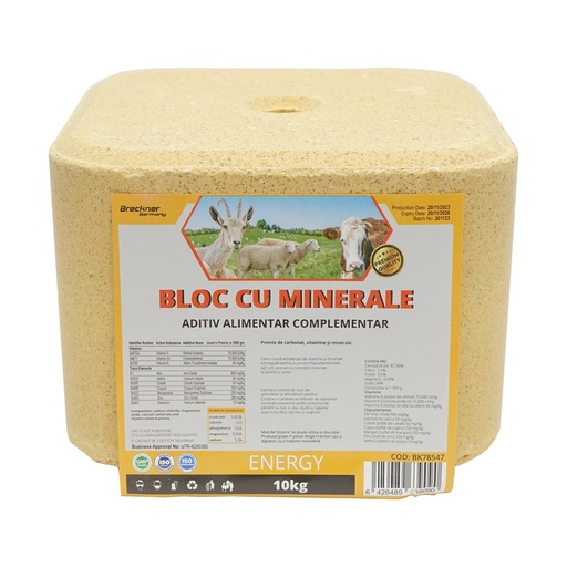 [AMAT6-116799] Bloc sare 10kg cu vitamine si minerale pentru animale