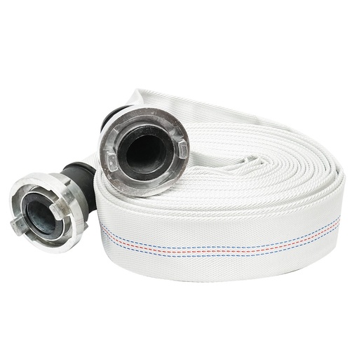 [AMAT6-116826] Furtun irigatii/pomp. din PVC 2 toll, lungime 20m cu racorduri aluminu, max 10bar, panzat