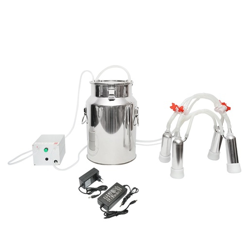 [AMAT6-116846] Aparat de muls portabil cu 1 post pentru vaci bidon inox 18L