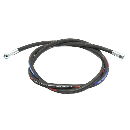 [AMAT6-116853] Furtun presiune 2SN DN10 sertizat cu armaturi M20x1,5 90 grade, M20x1,5 drept L=2700mm