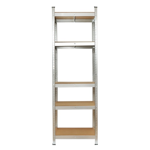 [AMAT6-116862] Raft metalic cu 5 polite MDF, 180x90x40cm, 175kg/polita, montaj fara suruburi