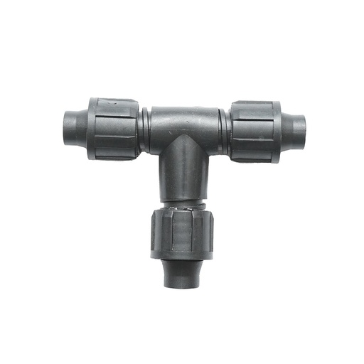 [AMAT6-117083] Teu egal conector banda picurare 17x17x17mm pentru sisteme de irigatii