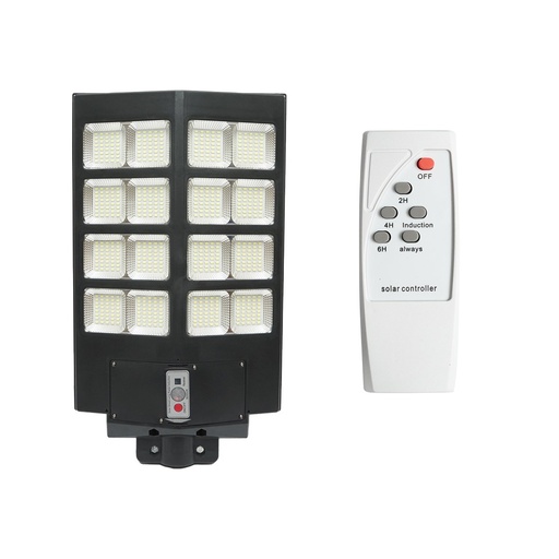 [AMAT6-117179] Lampa solara LED iluminat stradal 800W, 6500K, IP65 cu panou solar senzor de miscare telecomanda
